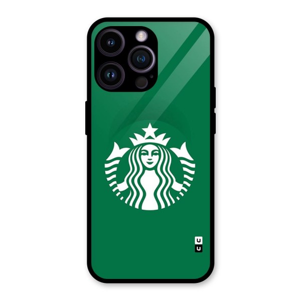 Lady StarBucks Glass Back Case for iPhone 14 Pro Max