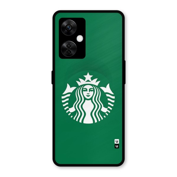 Lady StarBucks Metal Back Case for OnePlus Nord CE 3 Lite