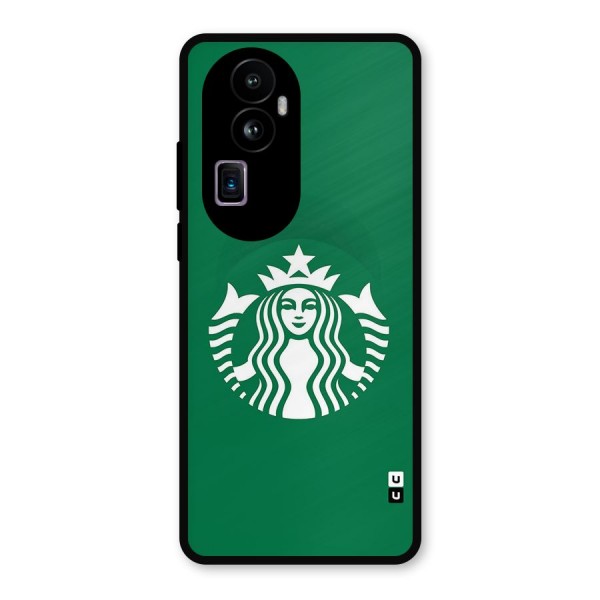 Lady StarBucks Metal Back Case for Oppo Reno10 Pro Plus