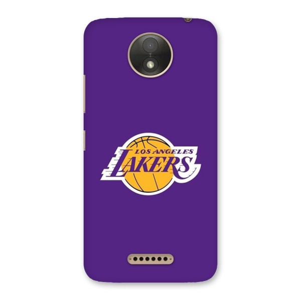 Lakers Angles Back Case for Moto C Plus