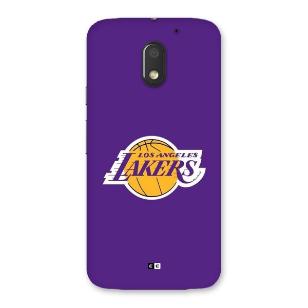 Lakers Angles Back Case for Moto E3 Power