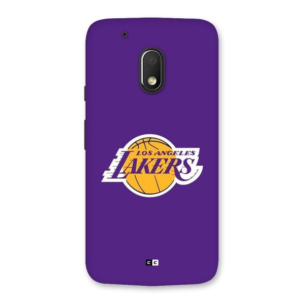 Lakers Angles Back Case for Moto G4 Play