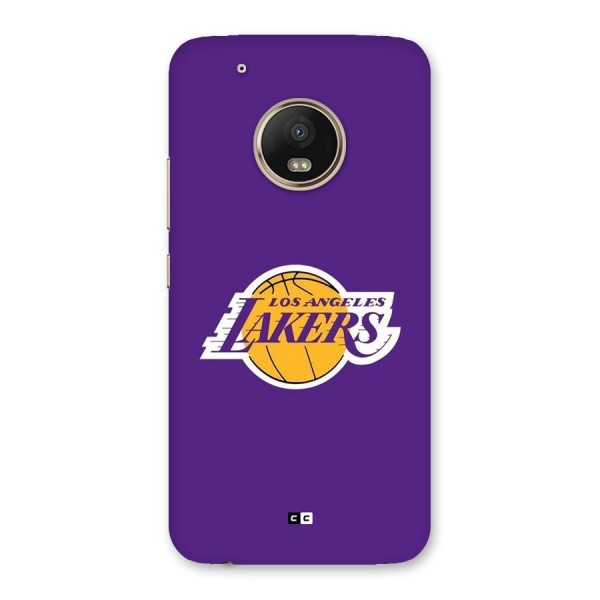 Lakers Angles Back Case for Moto G5 Plus