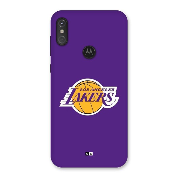 Lakers Angles Back Case for Motorola One Power