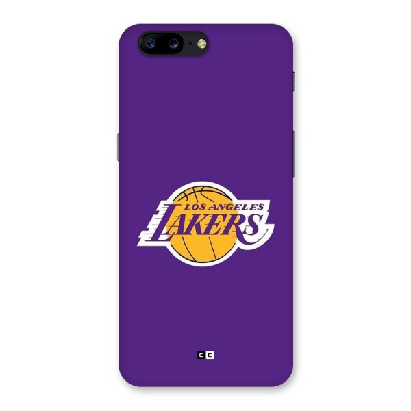 Lakers Angles Back Case for OnePlus 5