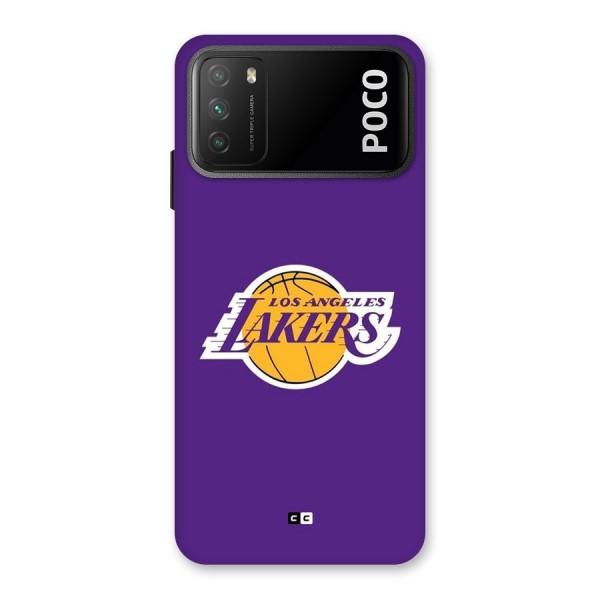 Lakers Angles Back Case for Poco M3