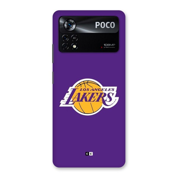 Lakers Angles Back Case for Poco X4 Pro 5G