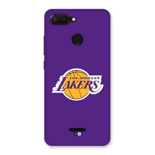 Lakers Angles Back Case for Redmi 6