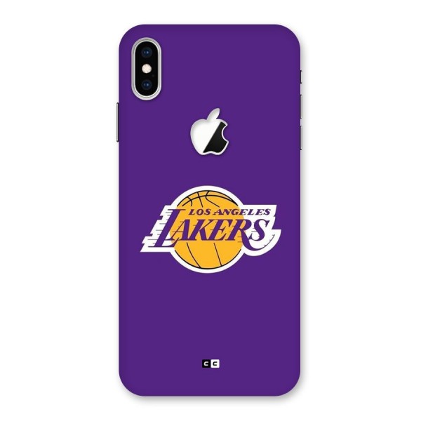 Lakers Angles Back Case for iPhone XS Max Apple Cut