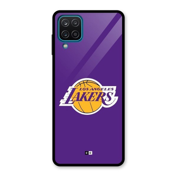 Lakers Angles Glass Back Case for Galaxy A12