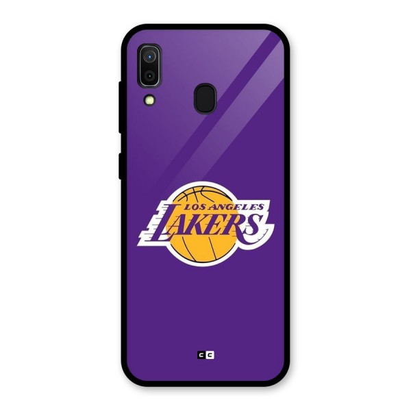 Lakers Angles Glass Back Case for Galaxy A30
