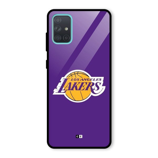 Lakers Angles Glass Back Case for Galaxy A71