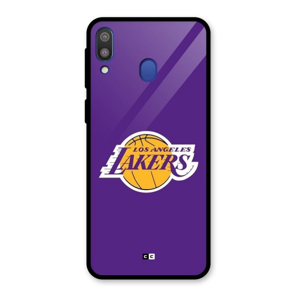 Lakers Angles Glass Back Case for Galaxy M20