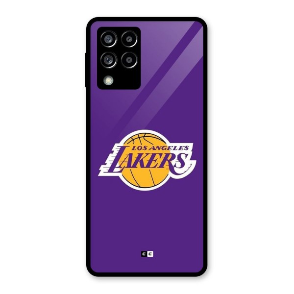 Lakers Angles Glass Back Case for Galaxy M53 5G