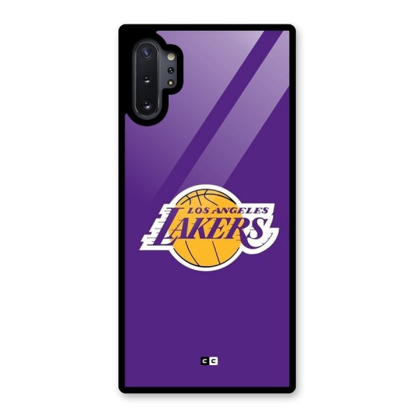 Lakers Angles Glass Back Case for Galaxy Note 10 Plus