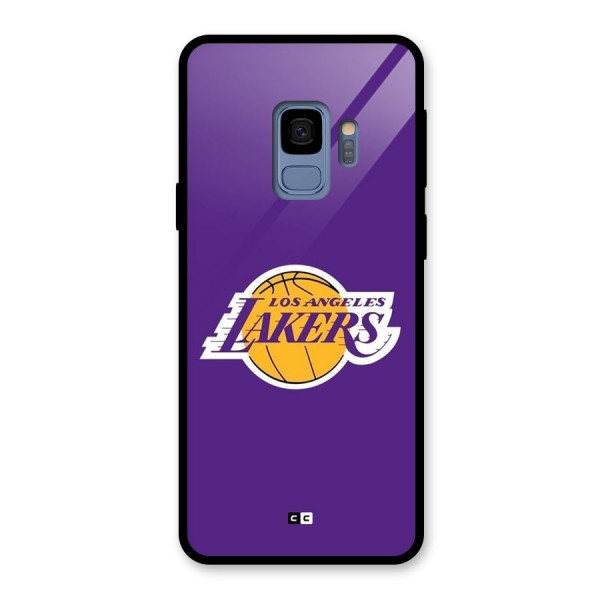 Lakers Angles Glass Back Case for Galaxy S9