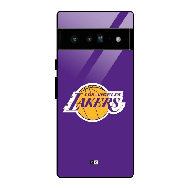Lakers Angles Glass Back Case for Google Pixel 6 Pro