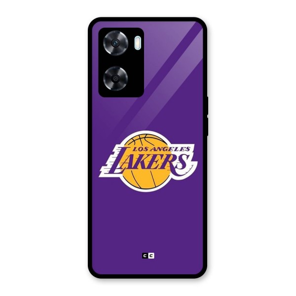 Lakers Angles Glass Back Case for Oppo A77