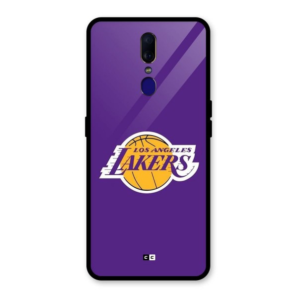 Lakers Angles Glass Back Case for Oppo F11
