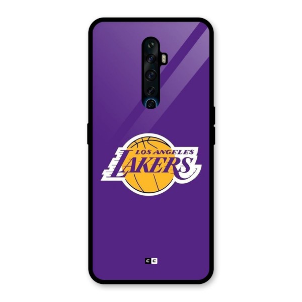 Lakers Angles Glass Back Case for Oppo Reno2 Z