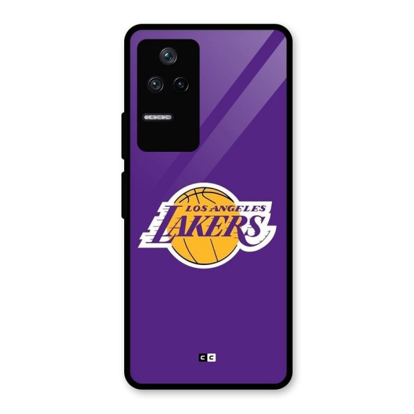 Lakers Angles Glass Back Case for Poco F4 5G