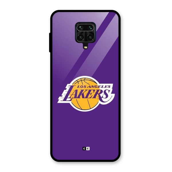 Lakers Angles Glass Back Case for Poco M2 Pro