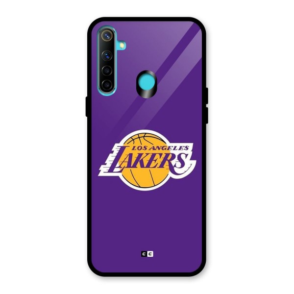 Lakers Angles Glass Back Case for Realme 5