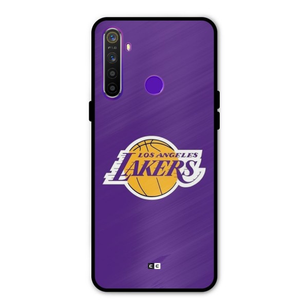 Lakers Angles Glass Back Case for Realme 5s