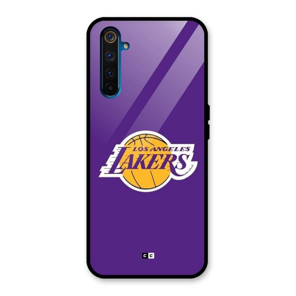 Lakers Angles Glass Back Case for Realme 6 Pro