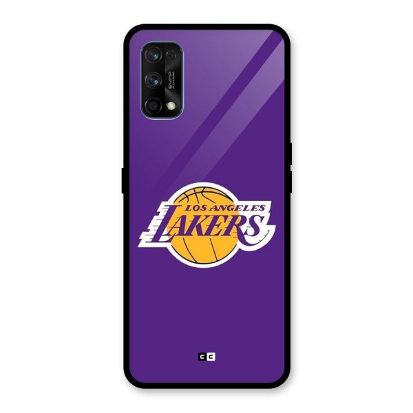 Lakers Angles Glass Back Case for Realme 7 Pro