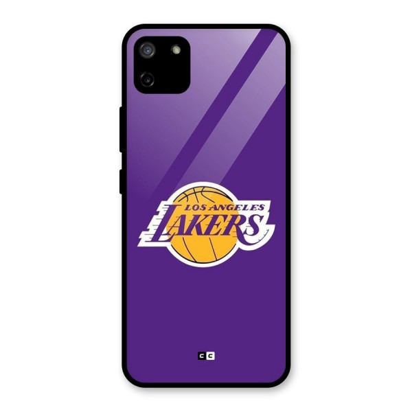 Lakers Angles Glass Back Case for Realme C11