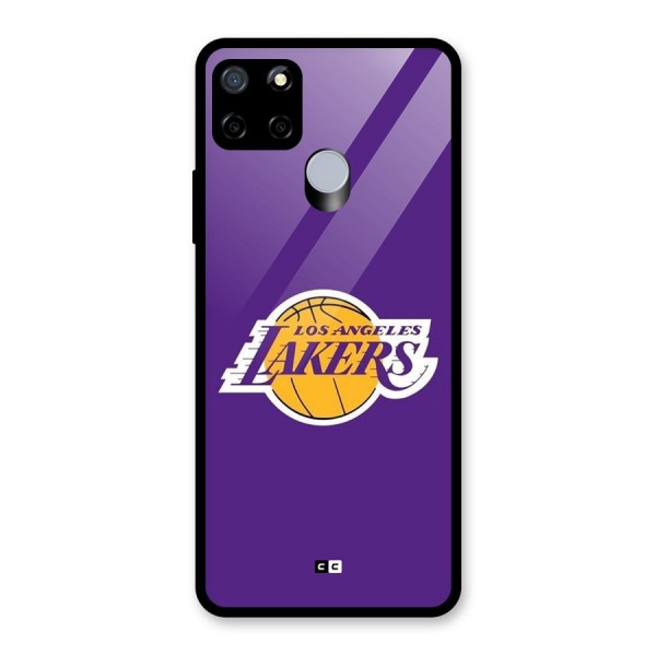 Lakers Angles Glass Back Case for Realme C15