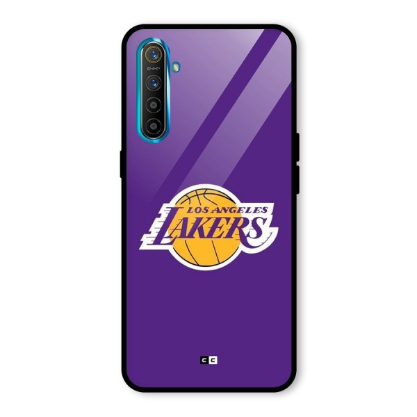 Lakers Angles Glass Back Case for Realme X2