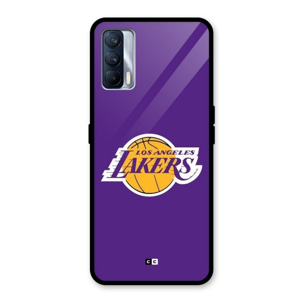 Lakers Angles Glass Back Case for Realme X7