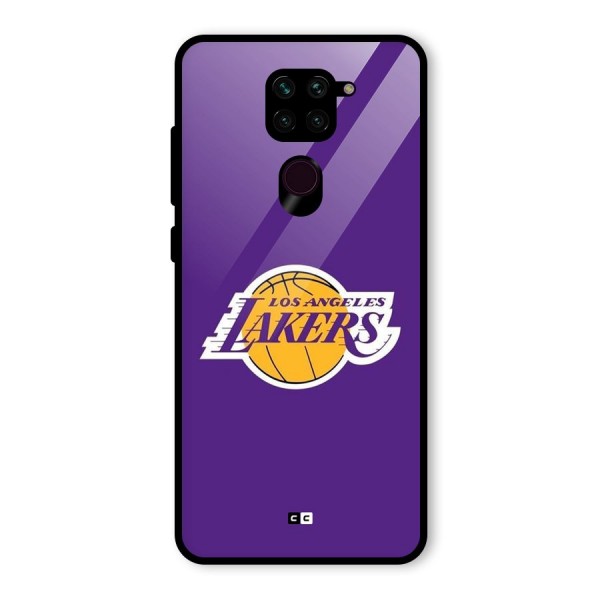 Lakers Angles Glass Back Case for Redmi Note 9