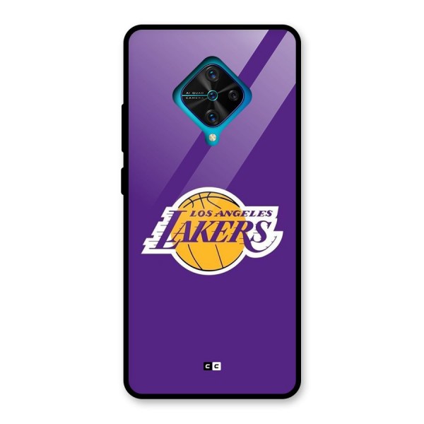 Lakers Angles Glass Back Case for Vivo S1 Pro