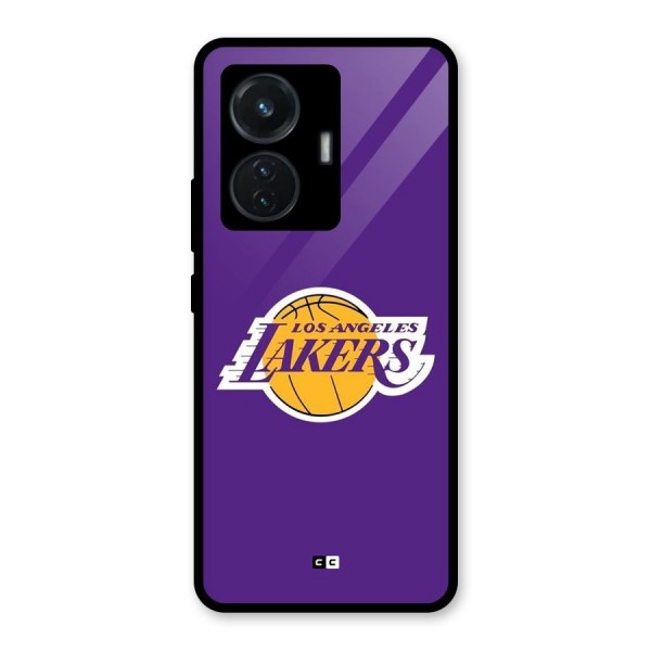 Lakers Angles Glass Back Case for Vivo T1 44W