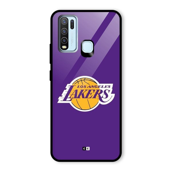 Lakers Angles Glass Back Case for Vivo Y30