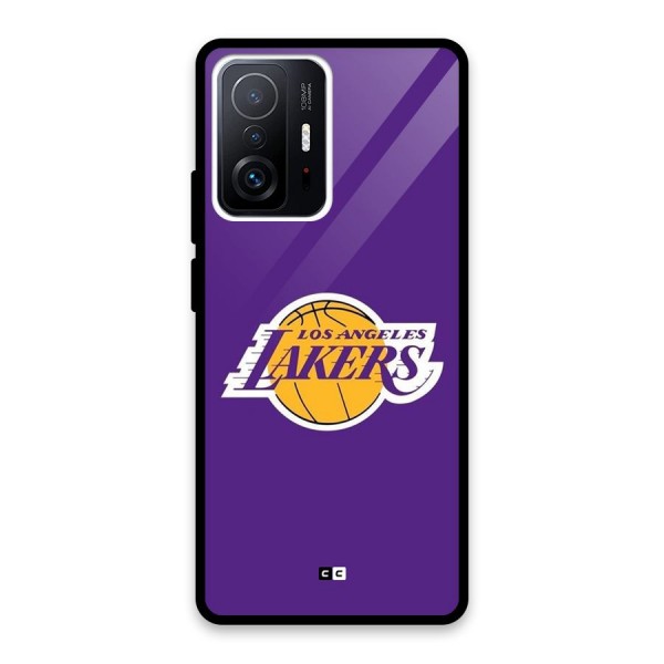 Lakers Angles Glass Back Case for Xiaomi 11T Pro
