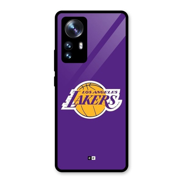 Lakers Angles Glass Back Case for Xiaomi 12 Pro