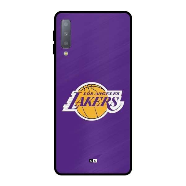 Lakers Angles Metal Back Case for Galaxy A7 (2018)