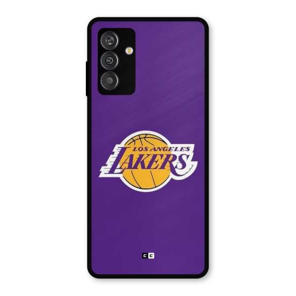 Lakers Angles Metal Back Case for Galaxy M14 5G