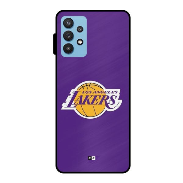 Lakers Angles Metal Back Case for Galaxy M32 5G