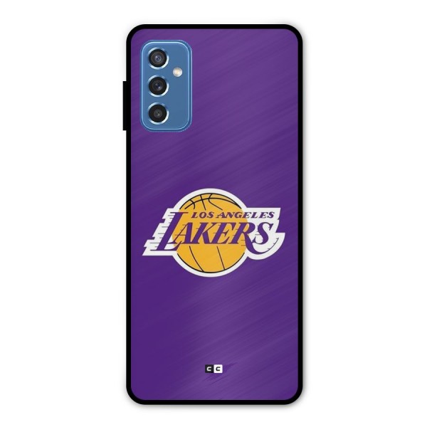 Lakers Angles Metal Back Case for Galaxy M52 5G