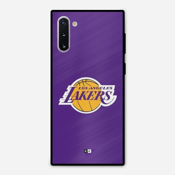 Lakers Angles Metal Back Case for Galaxy Note 10