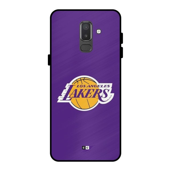 Lakers Angles Metal Back Case for Galaxy On8 (2018)