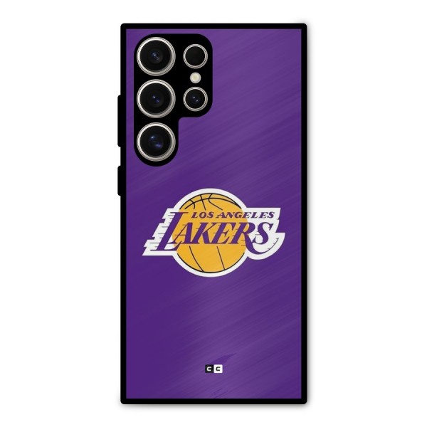 Lakers Angles Metal Back Case for Galaxy S24 Ultra