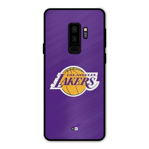 Lakers Angles Metal Back Case for Galaxy S9 Plus