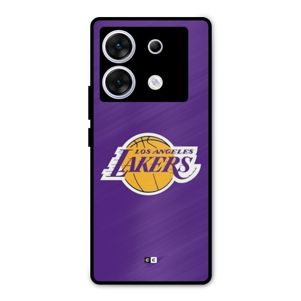 Lakers Angles Metal Back Case for Infinix Zero 30 5G