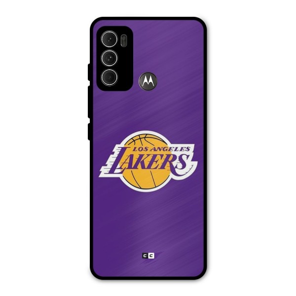 Lakers Angles Metal Back Case for Moto G60